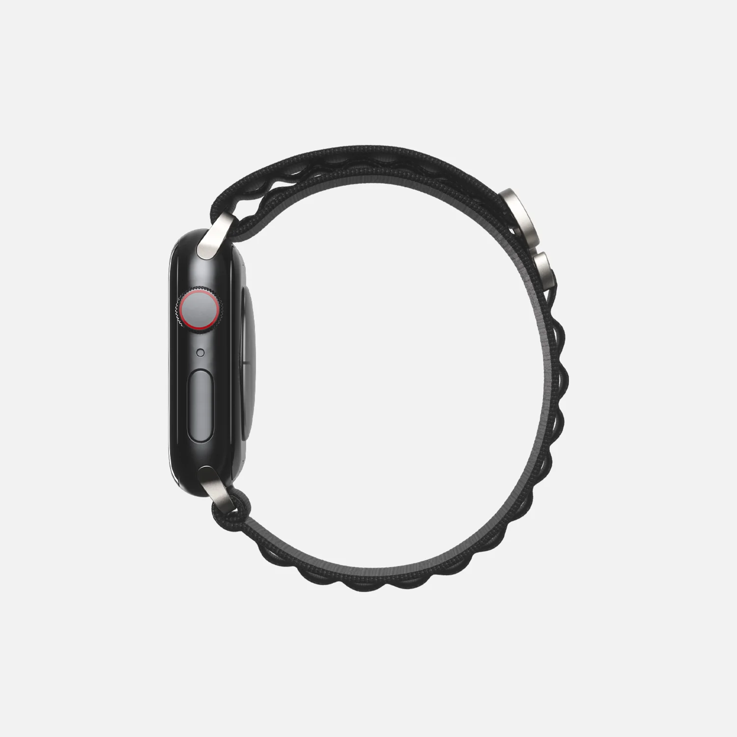 Alpine Loop - For Apple Watch 42/44/45/49 - Black - Image 5