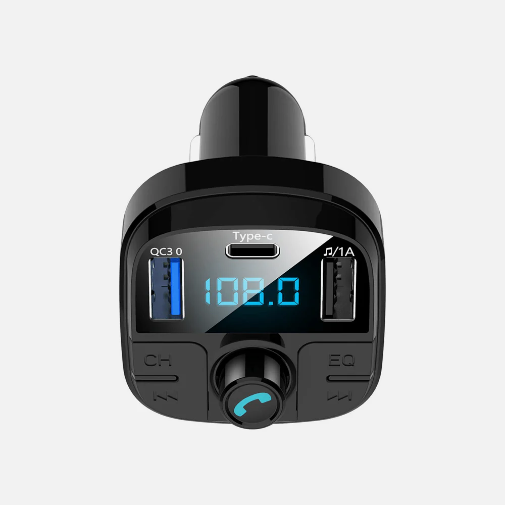 Bluetooth FM transmitter & Dual USB Fast Charger - Image 4