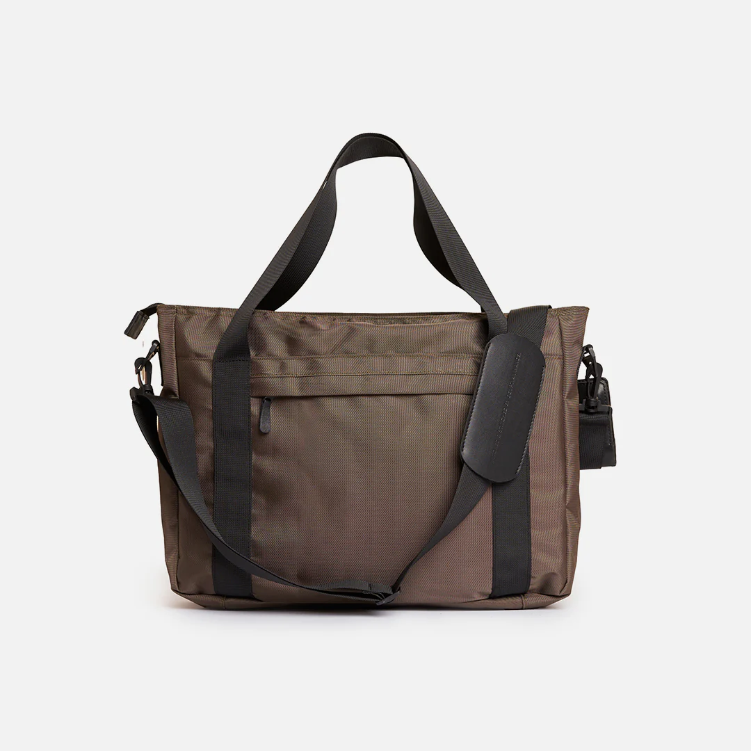 CARRY-ALL Tote Bag - Brown/Olive - Image 2