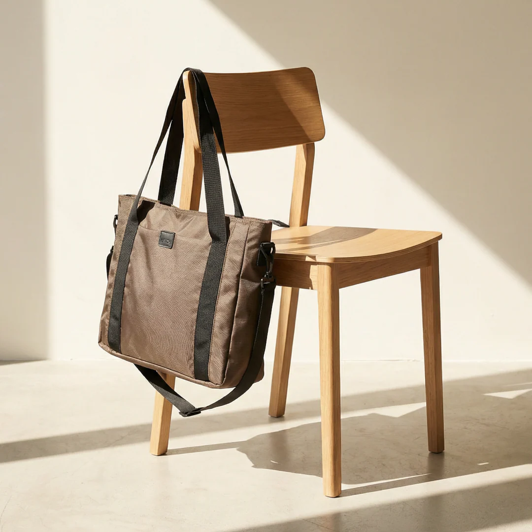 CARRY-ALL Tote Bag - Brown/Olive - Image 7