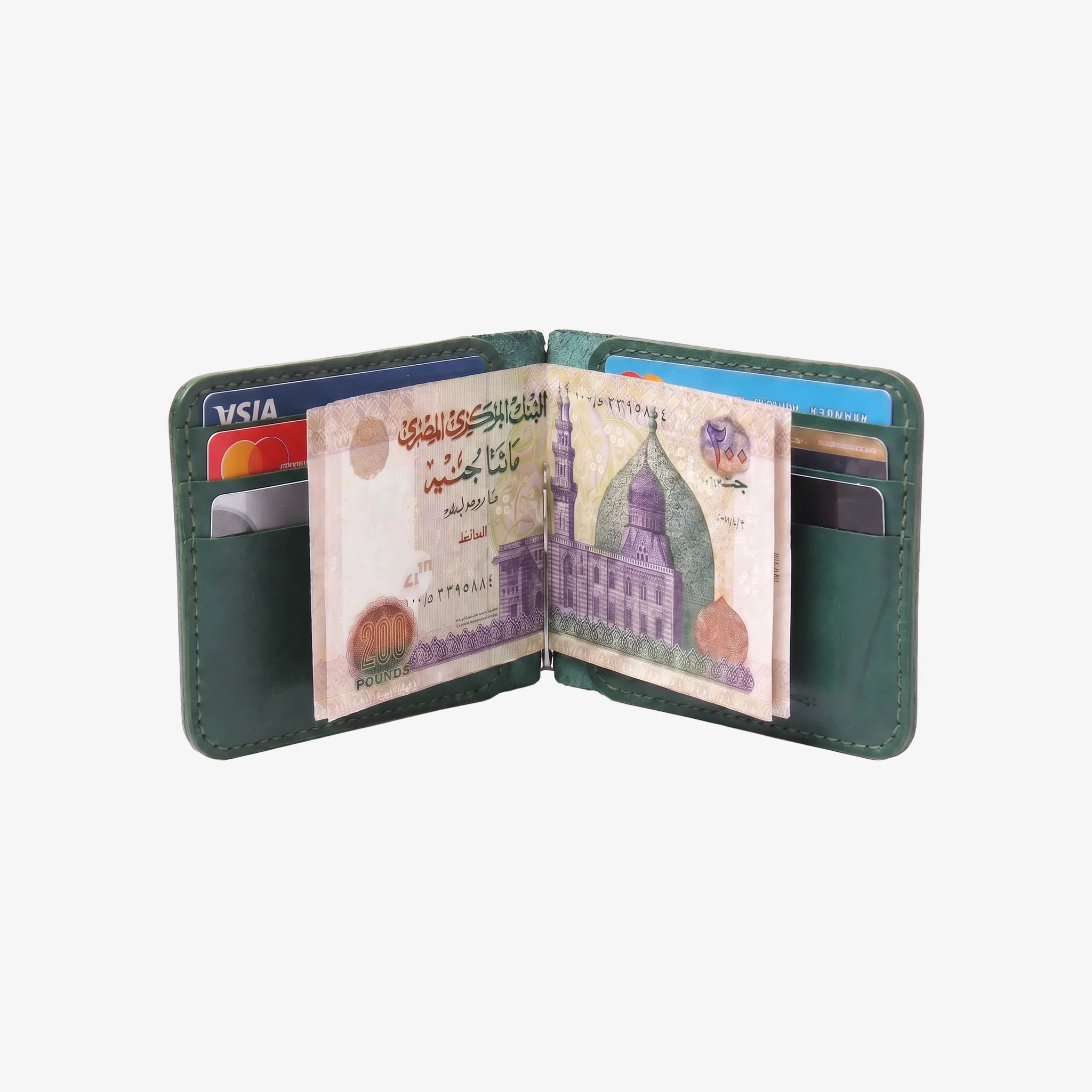 CLIP - Bifold Wallet - Green - Image 5