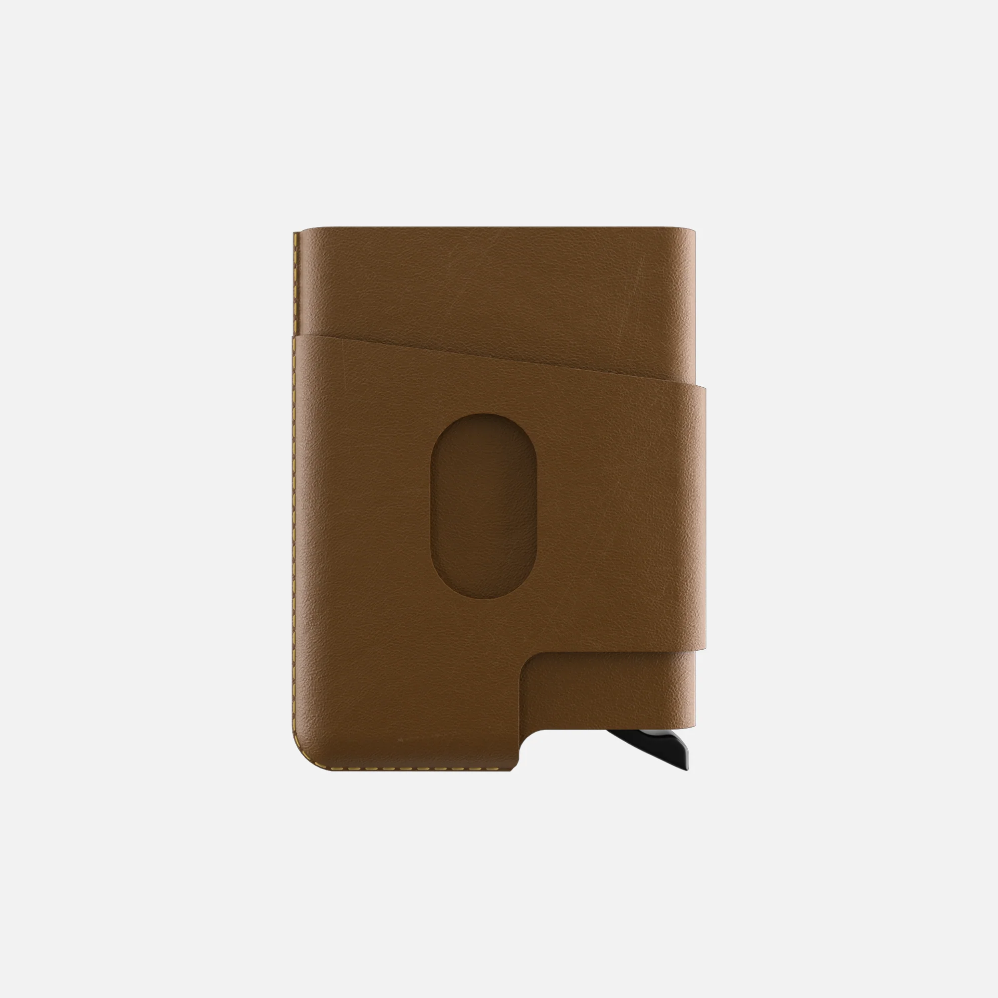 CUT-OUT Cardholder - RFID Block Featured - Handmade Natural Genuine Leather - Havan - Image 8