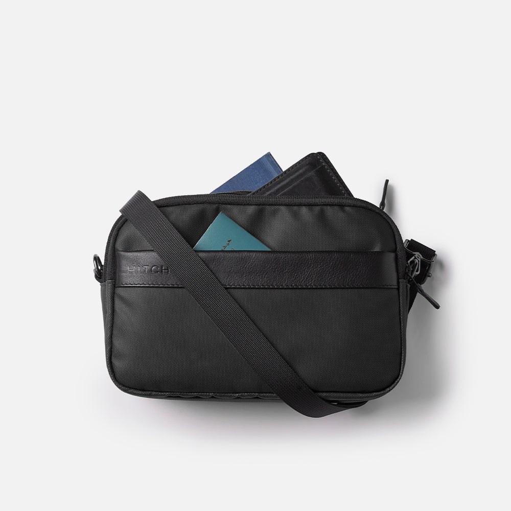 Flux — Urban Crossbody Bag - Black - Image 8