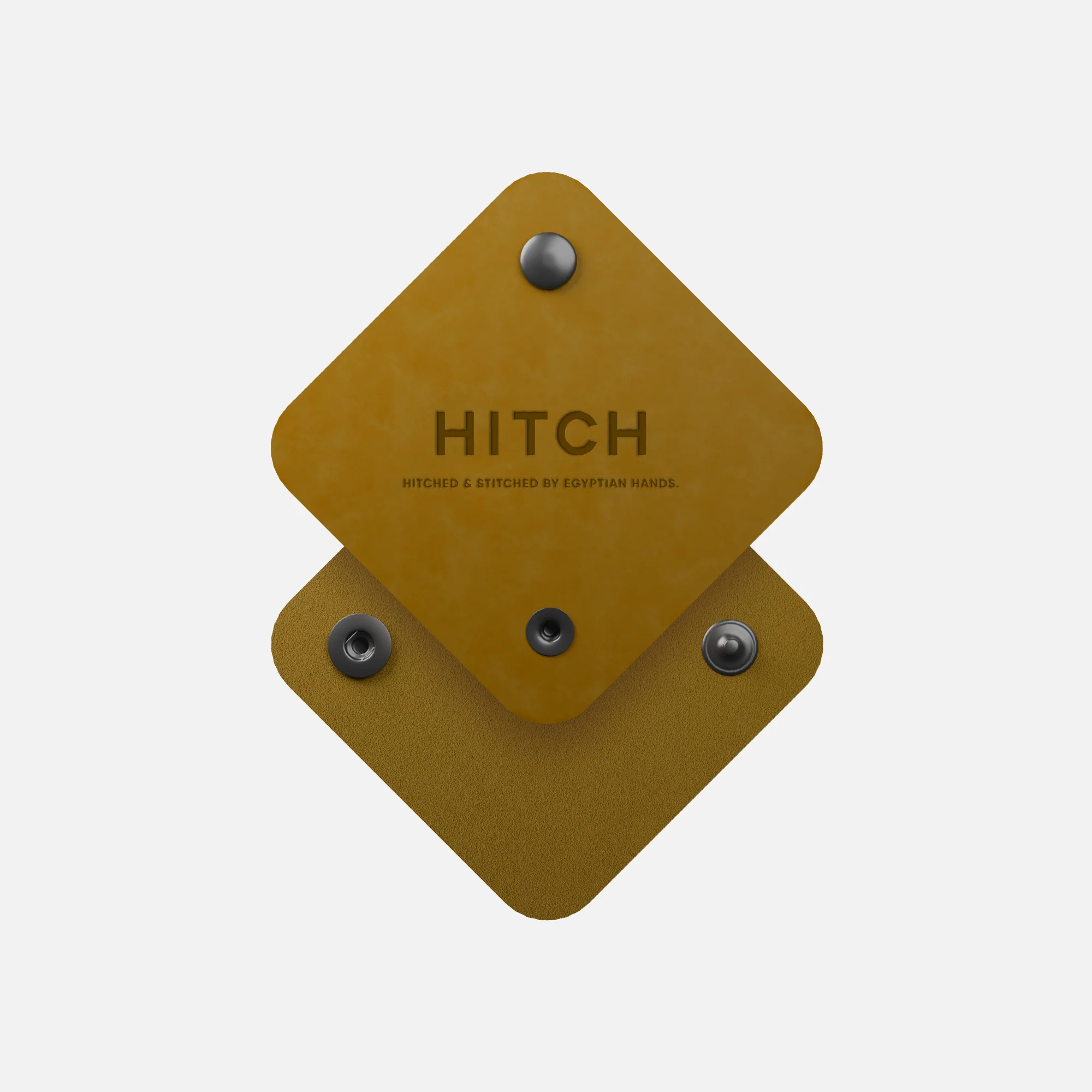 Leather Cord Wrap - Mustard - Image 3