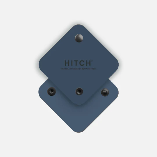 Leather Cord Wrap - Navy - Image 3