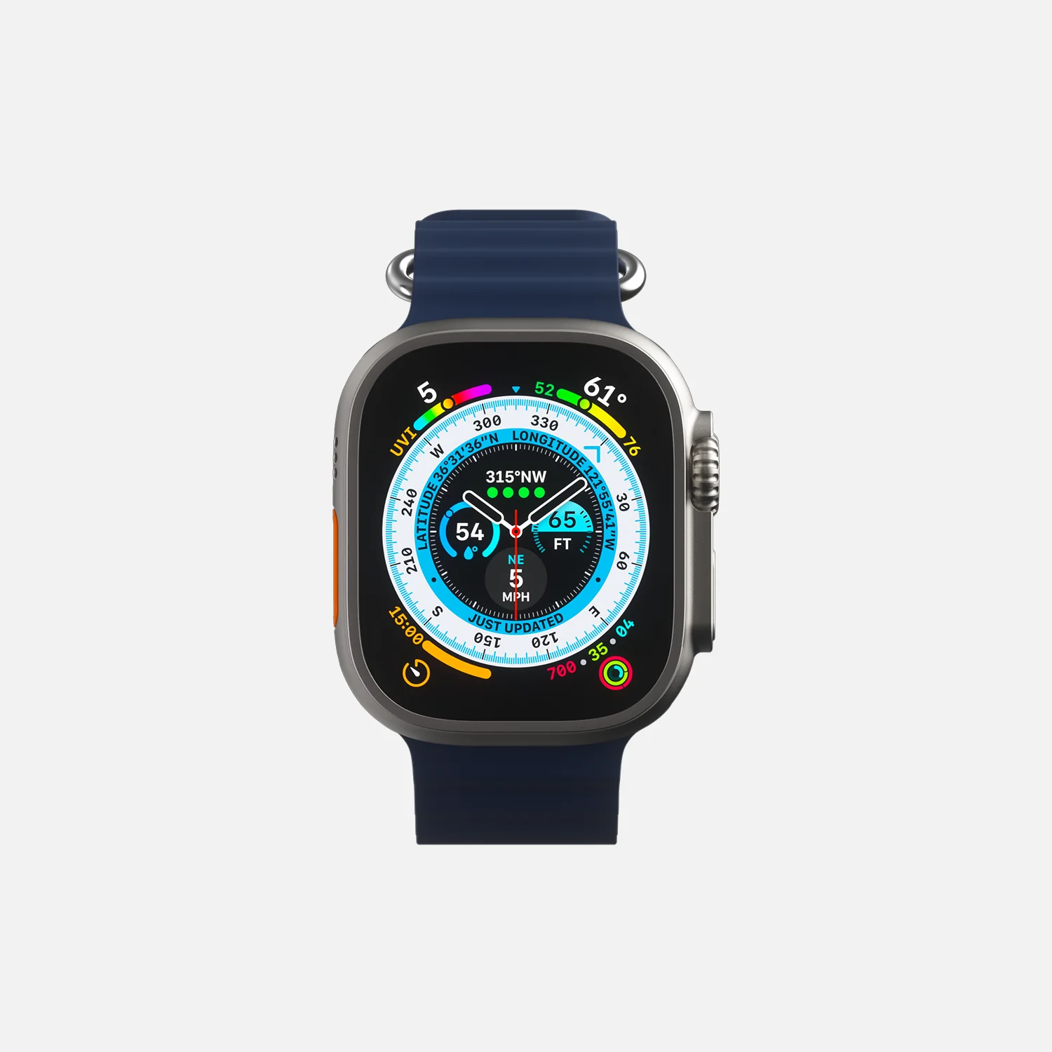 Ocean Band for Apple Watch - 42/44/45/49 - Navy - Image 3