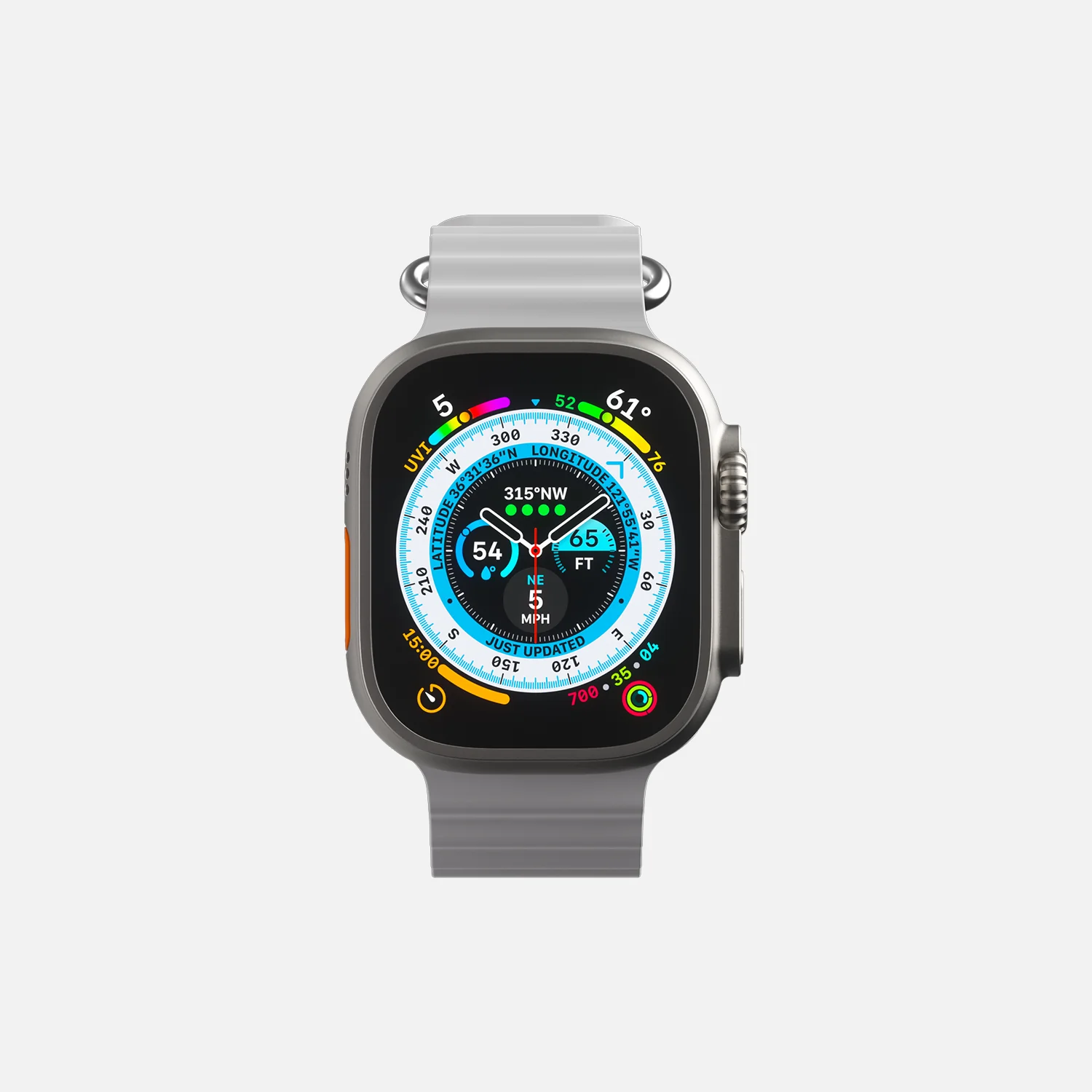 Ocean Band for Apple Watch - 42/44/45/49 - White - Image 3