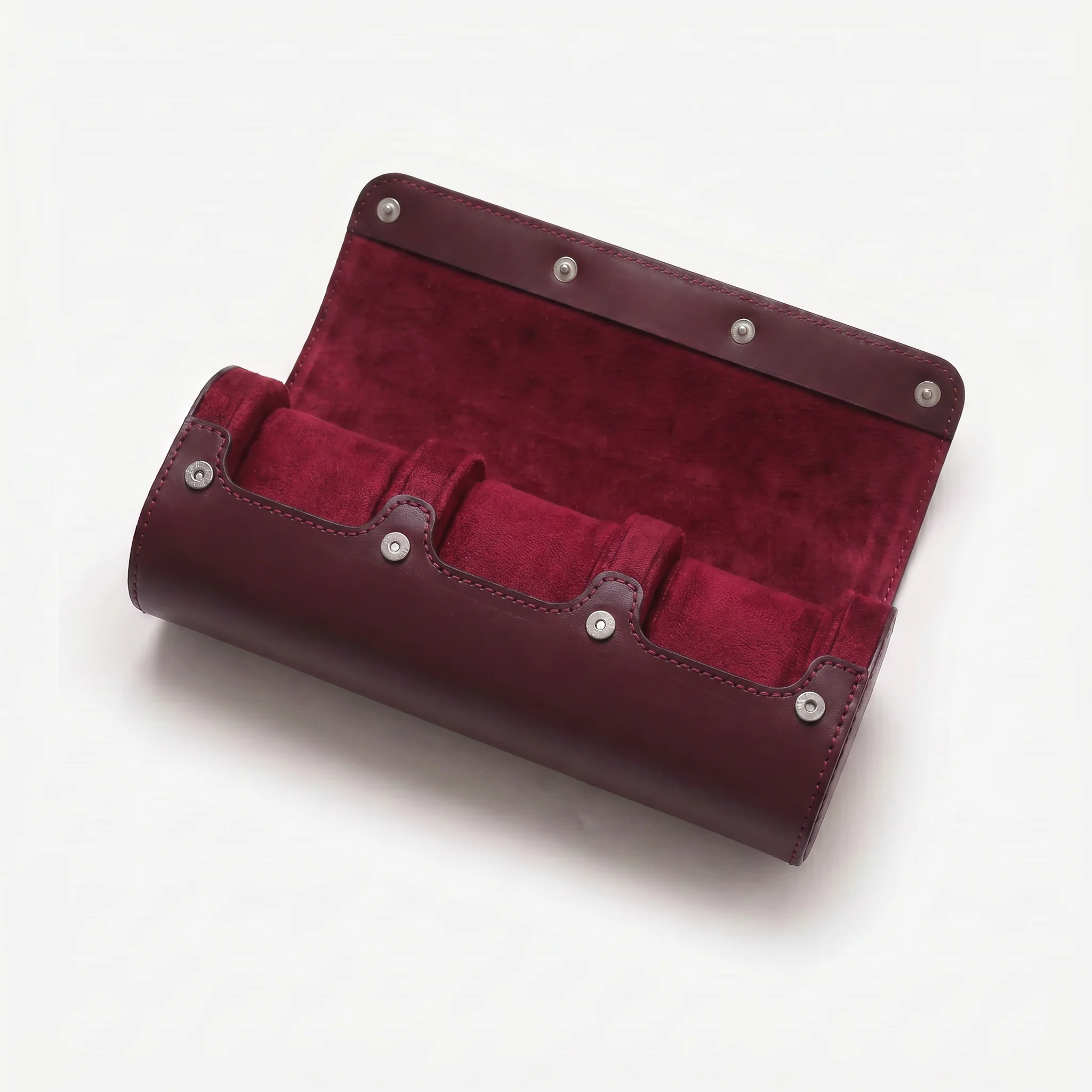 Premium Watch Case - Natural Leather - Fits 3 Watches - Image 25