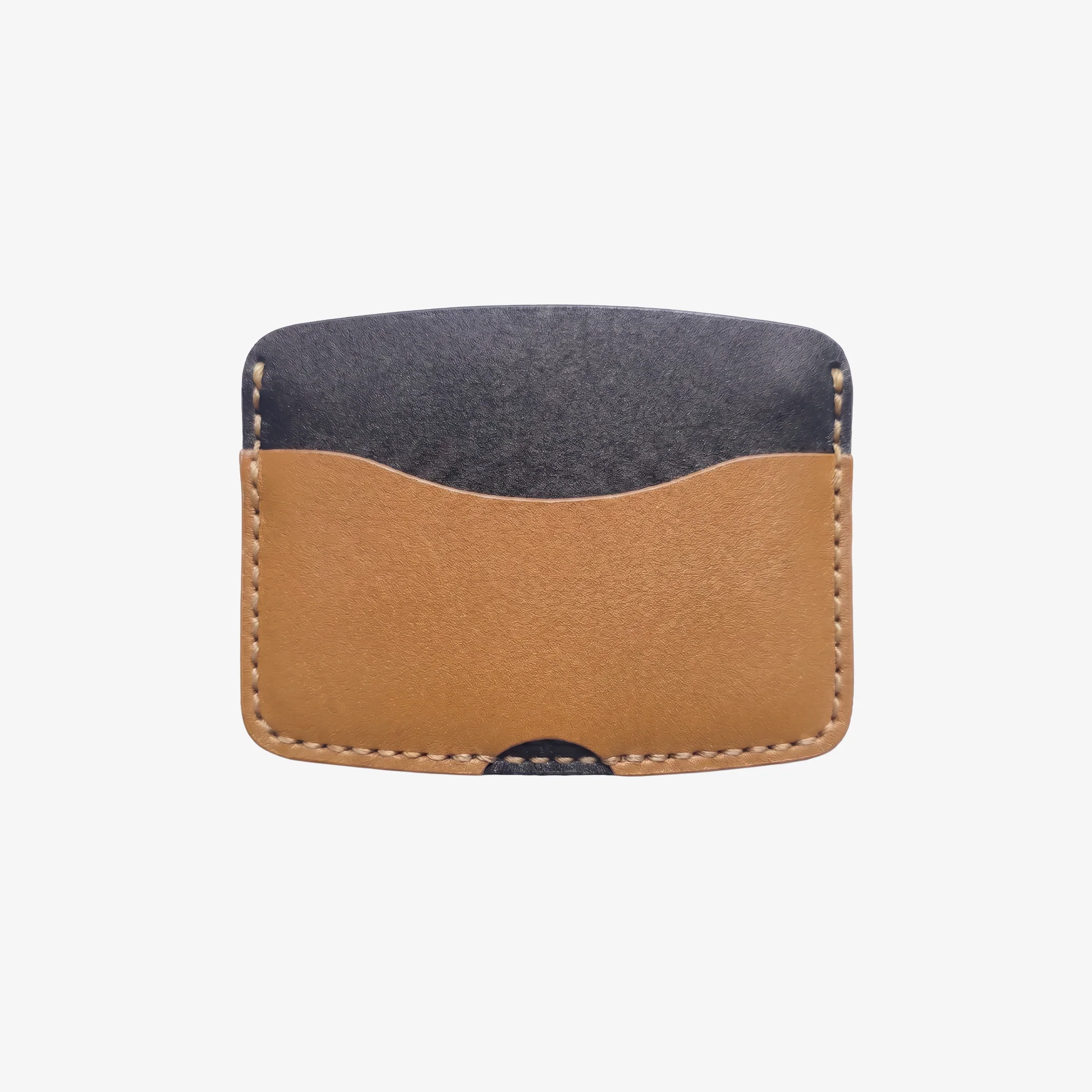 Ripple Cardholder - Black / Camel - Image 2