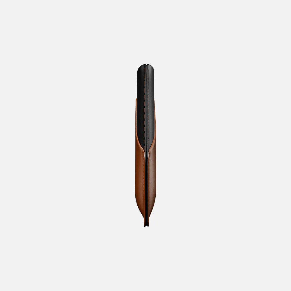 Simple Cardholder - Natural Genuine Leather - Havan/Black - Image 3