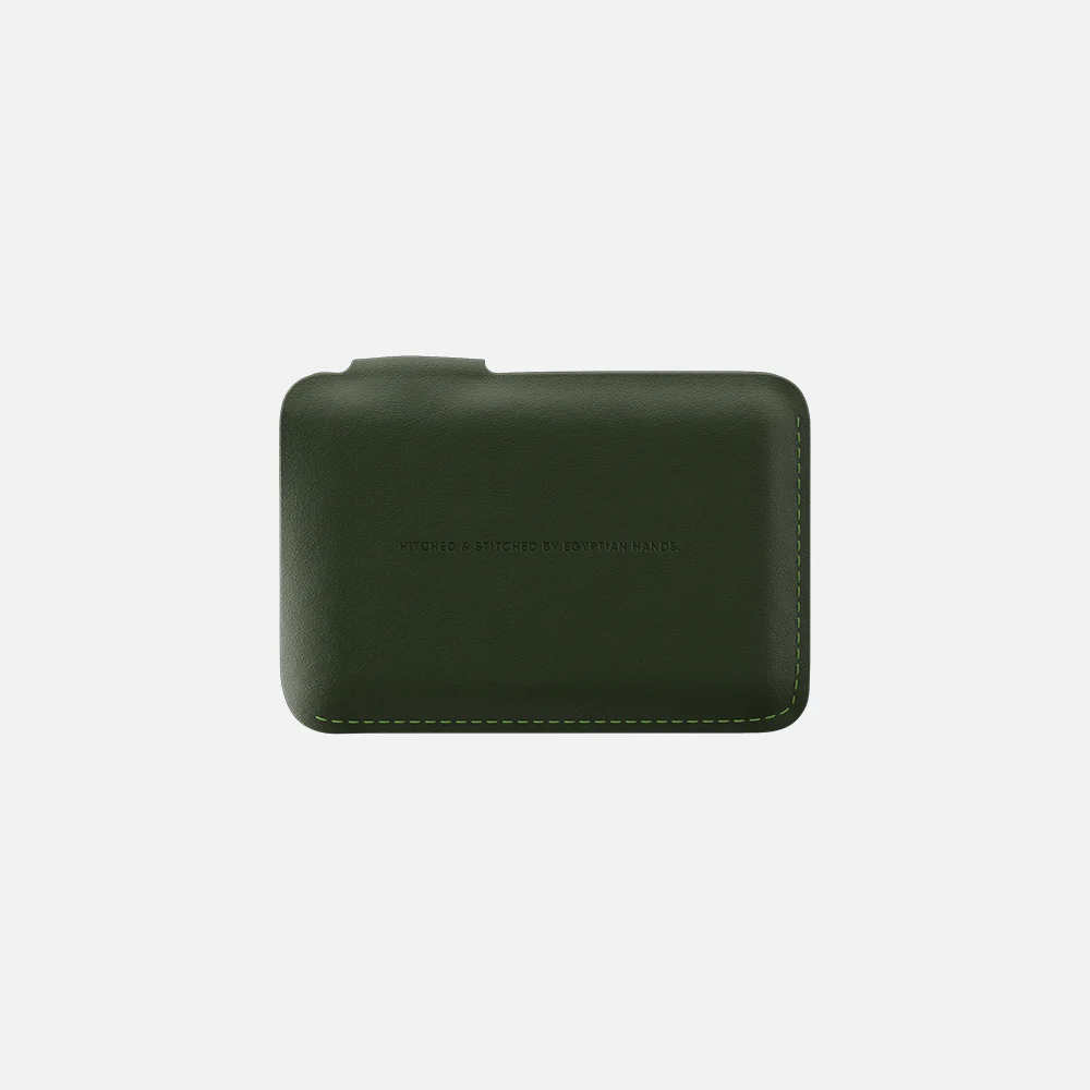 Snap Cardholder - Black/Green - Image 3