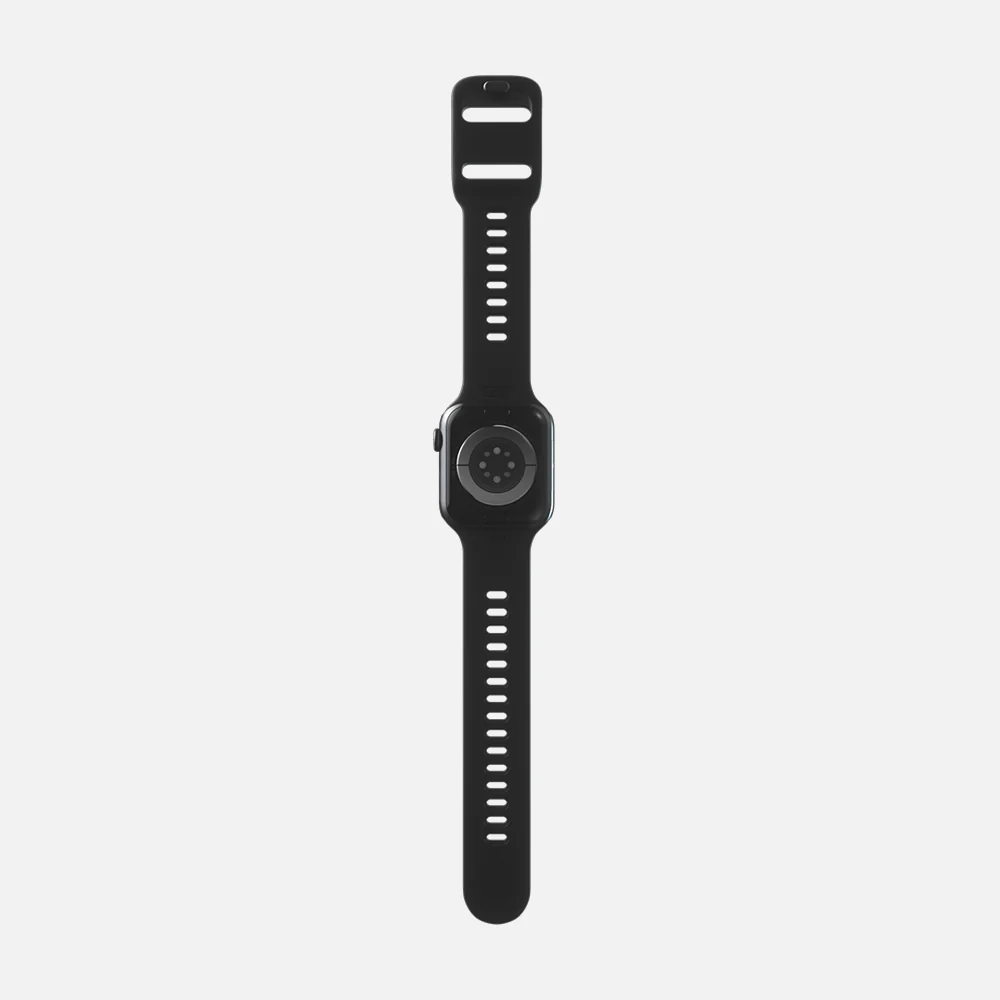 Sport Band For Apple Watch - Black - 42/44/45mm - Image 6