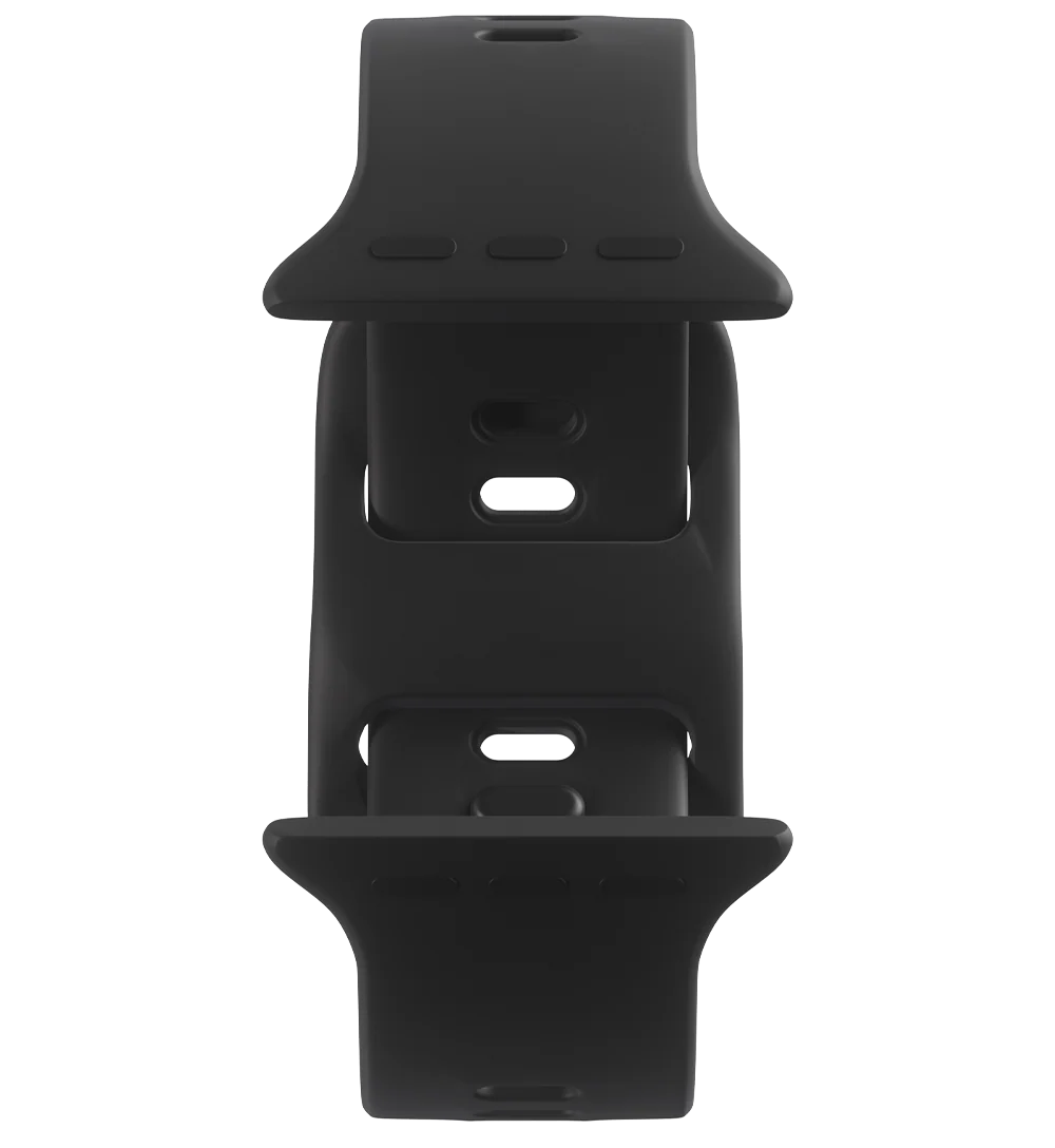 Sport Band For Apple Watch - Black - 42/44/45mm - Image 7