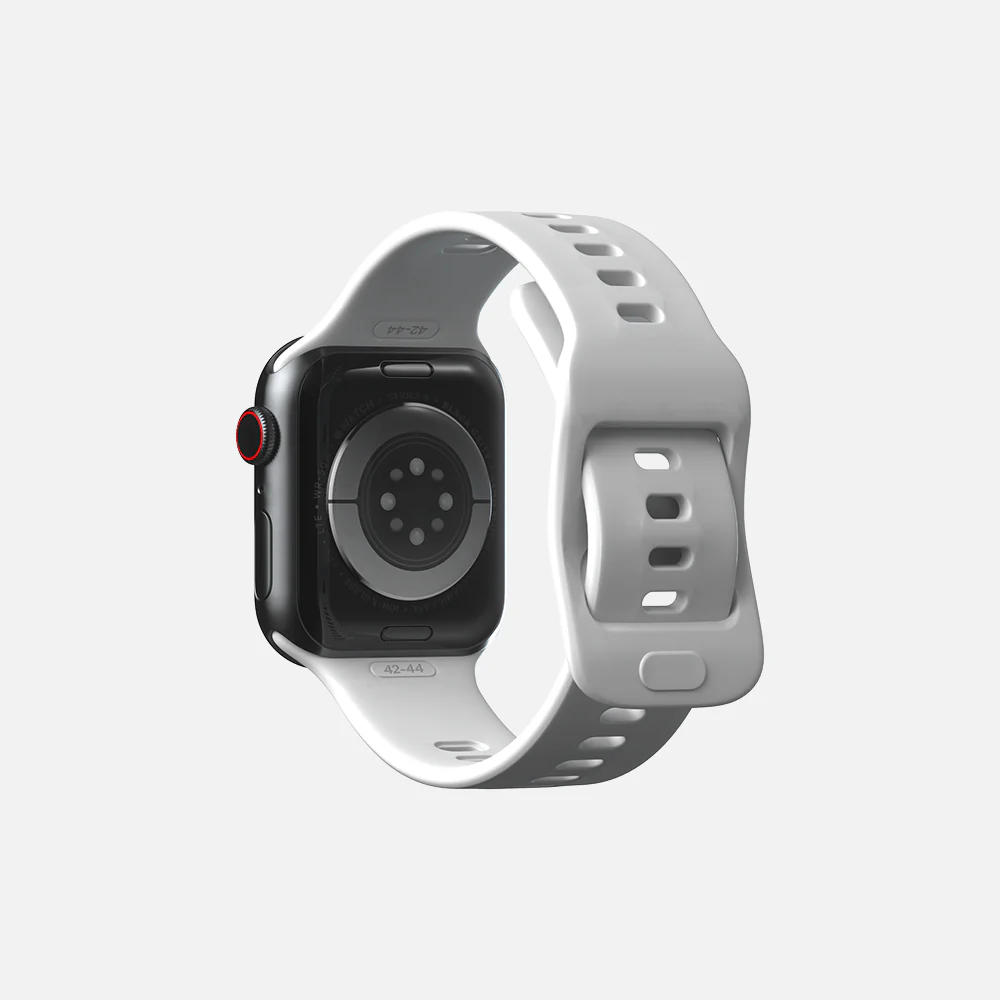 Sport Band For Apple Watch - White - 42/44/45mm - Image 4