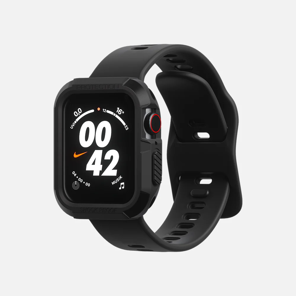 Sporty Case for Apple Watch - 42/44/45 - Black - Image 5