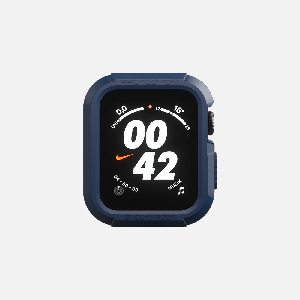 Sporty Case for Apple Watch - 42/44/45 - Navy - Image 8