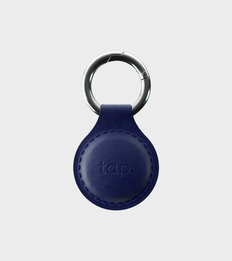 Tap NFC Keychain - Share Everything With A Tap - Handmade Natural Leather - Image 3