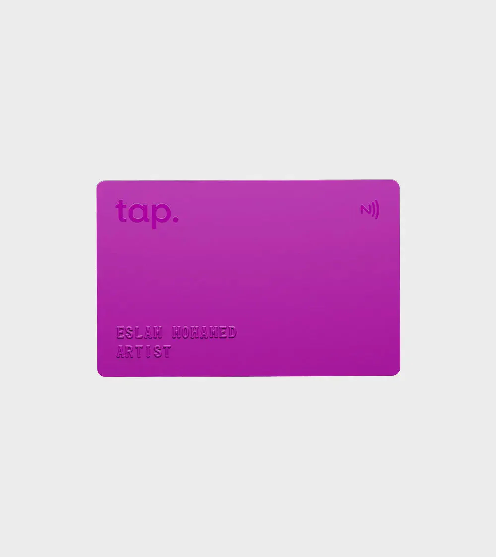 Tap NFC Prestige Card - Custom Embossed names - Image 8