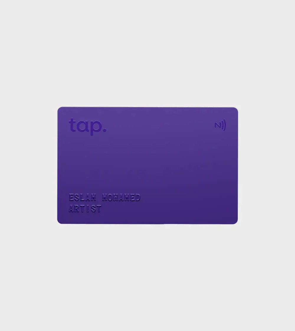 Tap NFC Prestige Card - Custom Embossed names - Image 9
