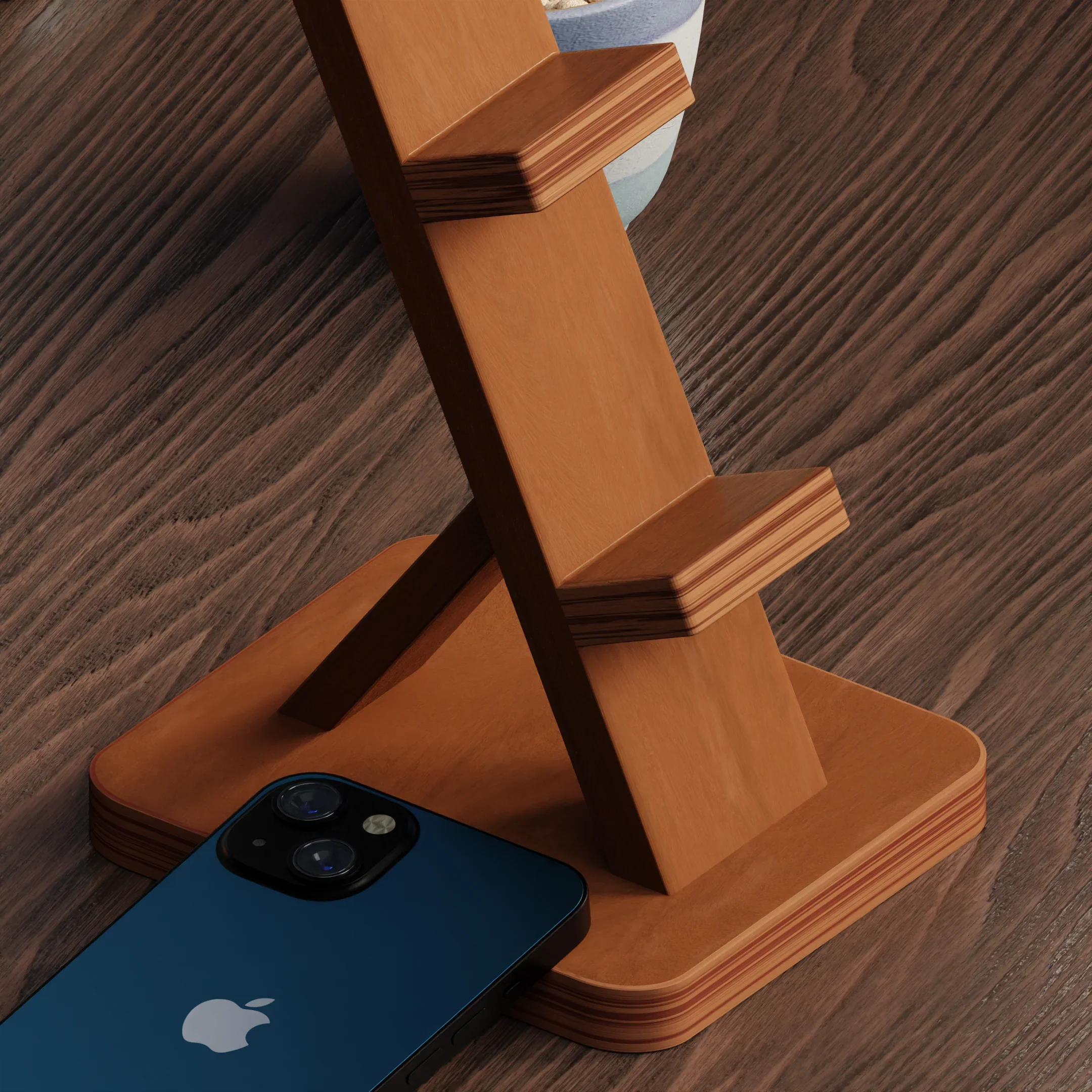 Wooden Controller Holder+ Headphone Stand 2 - Image 4